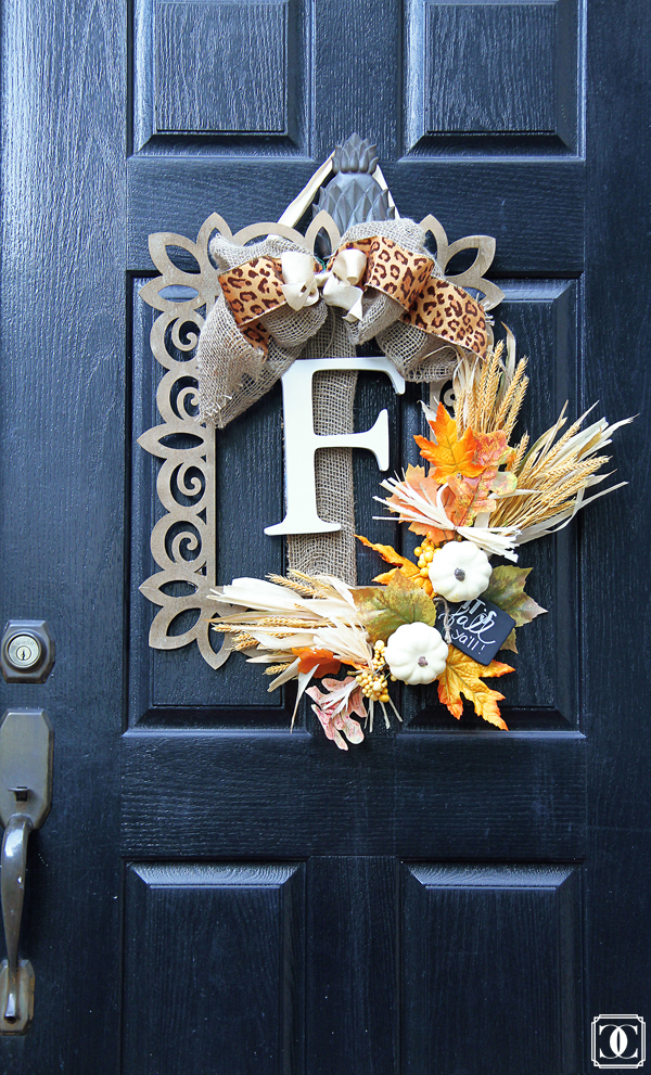   | Easy DIY Fall Wreath featured by popular Dallas lifestyle blogger, Style Your Senses