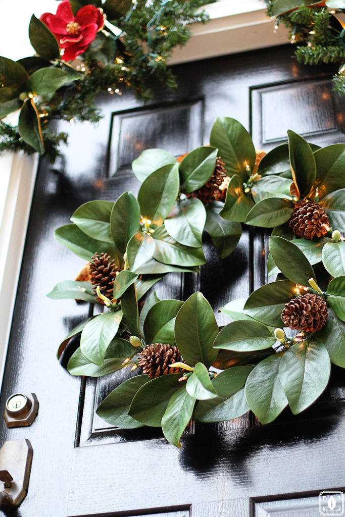 front door wreath, front door decor, holiday wreath, DIY wreath 