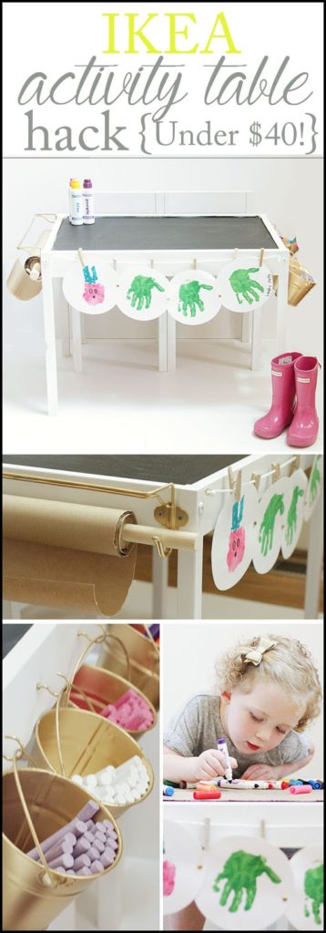 activity table, children's activity table, ikea hack  - Ikea hack, DIY featured by popular Texas lifestyle blogger, Style Your Senses