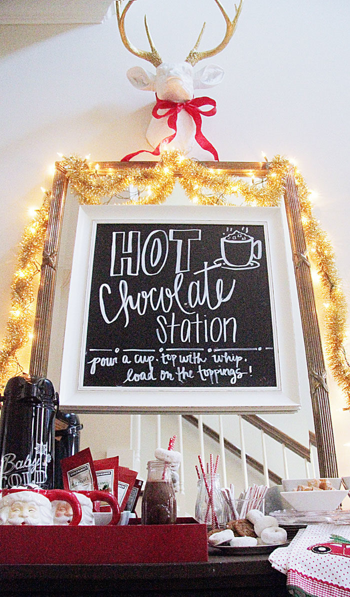 hot cocoa, hot chocolate, mommy and me, christmas, holiday party