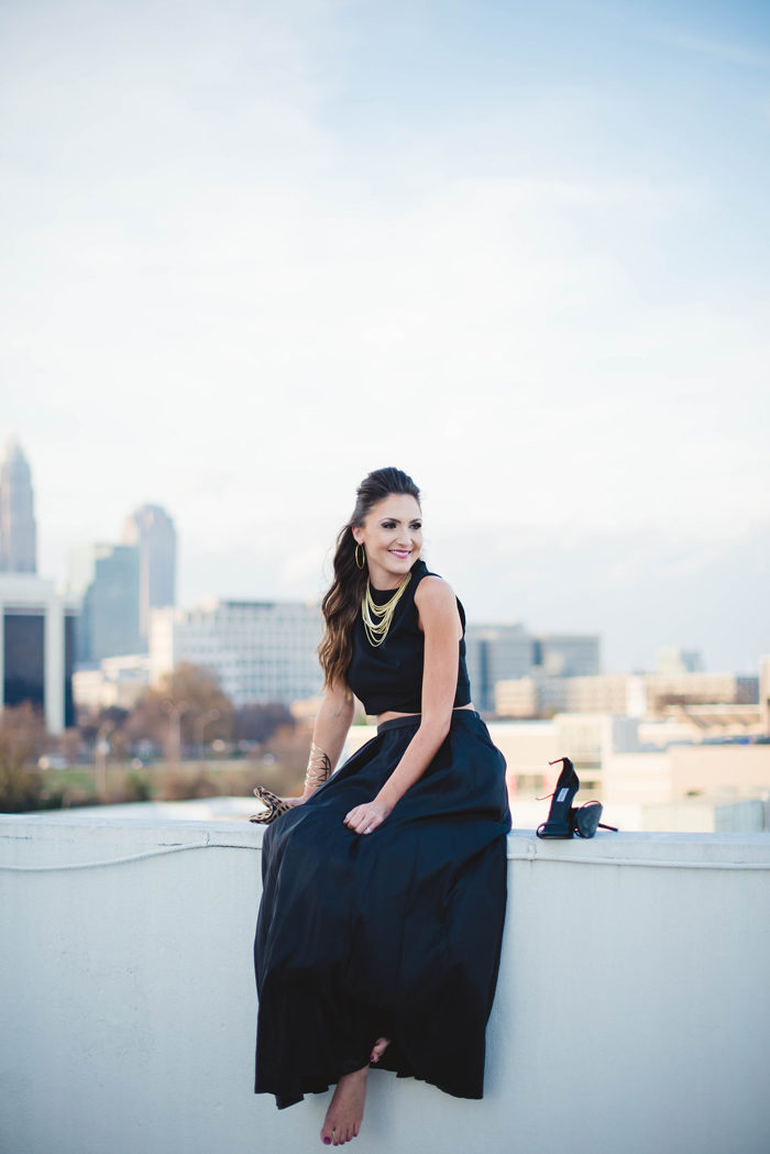 black dress, little black dress, fashion blogger, ball gown, formal, black tie