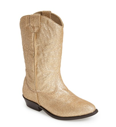 cowboy boot, cowgirl boot, gold boot, kids boot, nordstrom