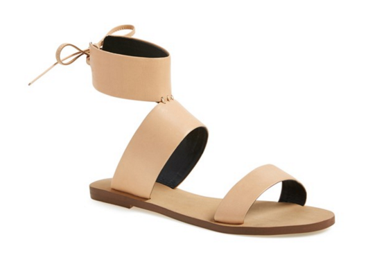 Rebecca Minkoff sandal, ankle cuff sandal, 