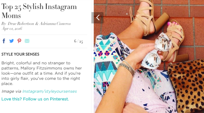 top 25 most stylish instagram moms