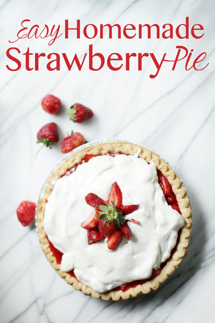 recipe for homemade strawberry pie