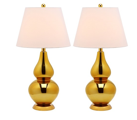 gold table lamps