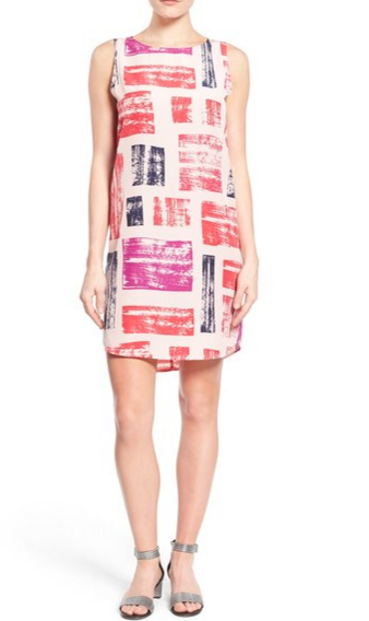 Halogen printed shift dress