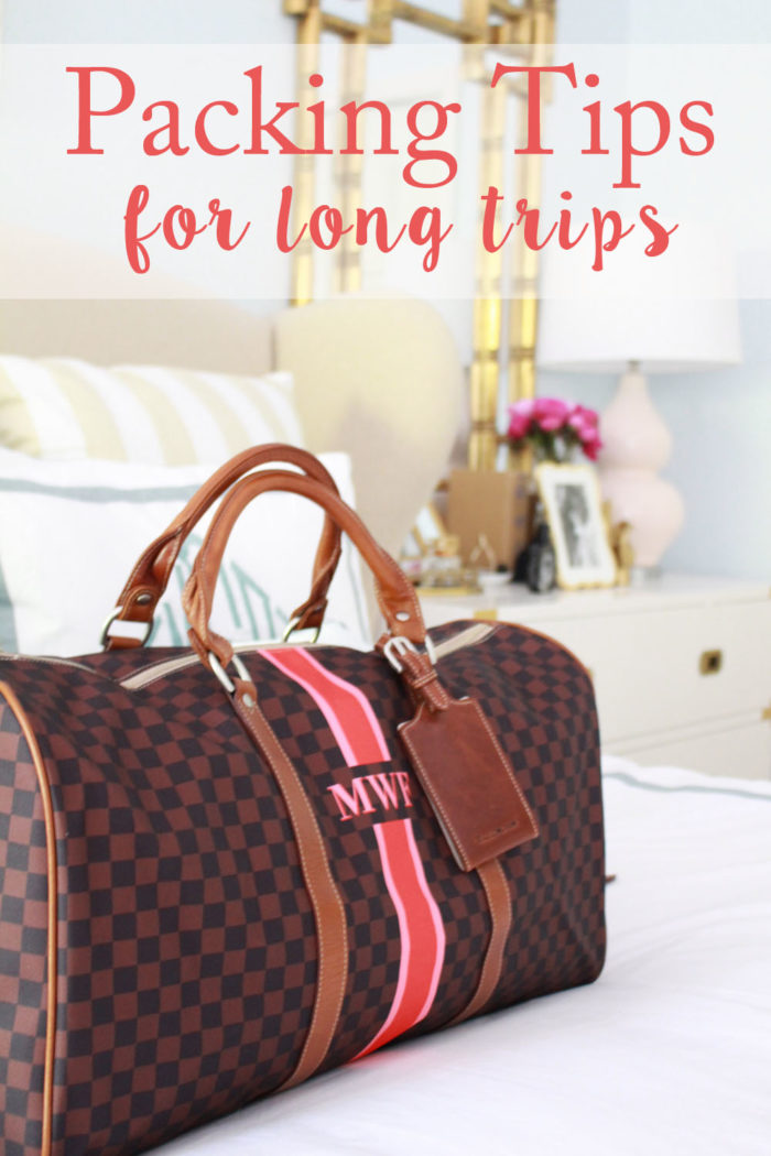 packing tips for a long trip