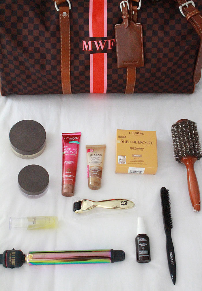 What to pack for a long trip: Beauty Essentials