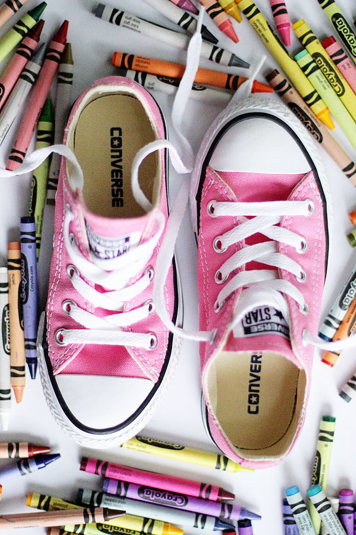 Converse Chuck Taylor low top sneakers are perfect for back to school