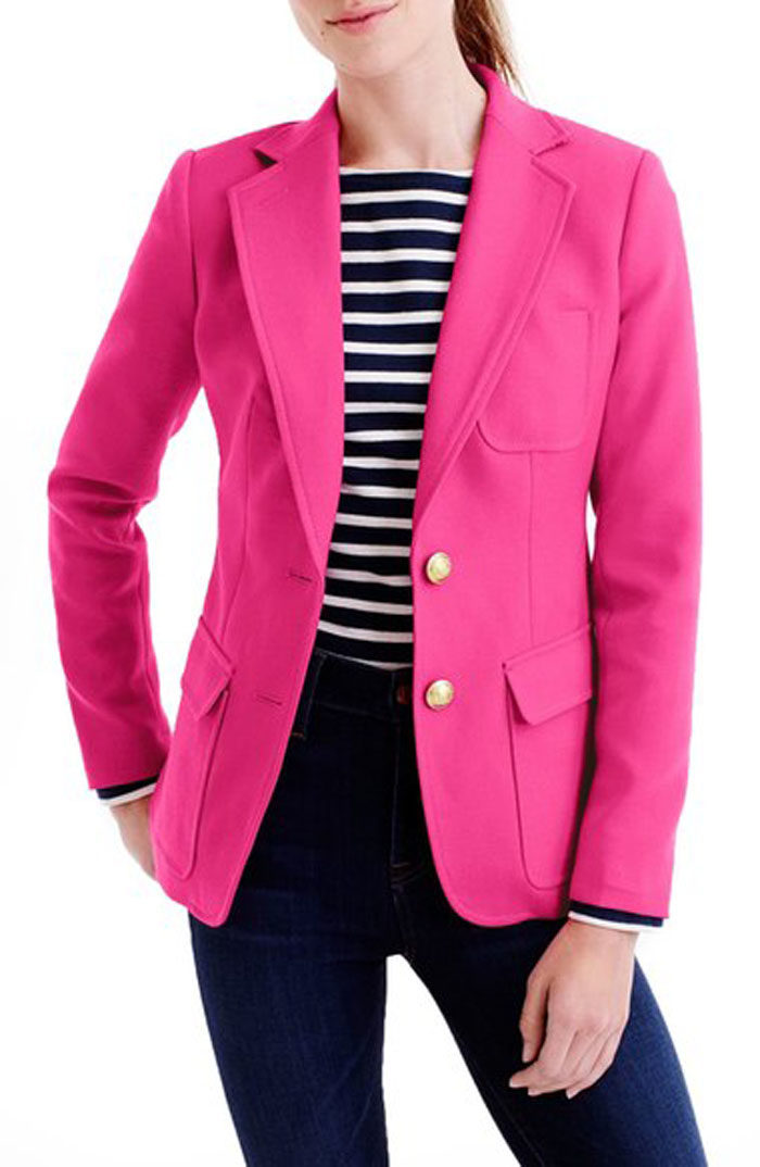 Hot Pink  Blazer by J.Crew now available at Nordstrom