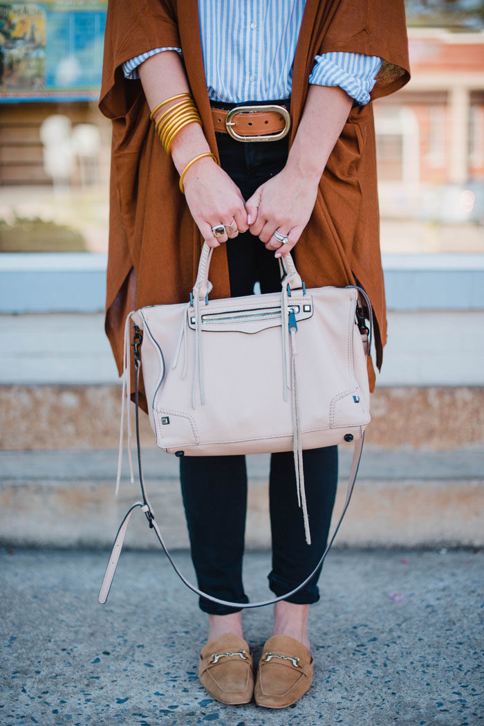 This Rebecca Minkoff Regan Satchel is a perfect blush neutral for Fall