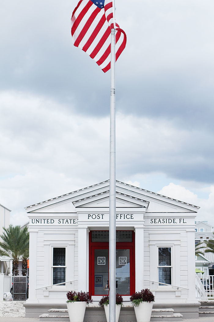 Charming post office in Seaside, Florida