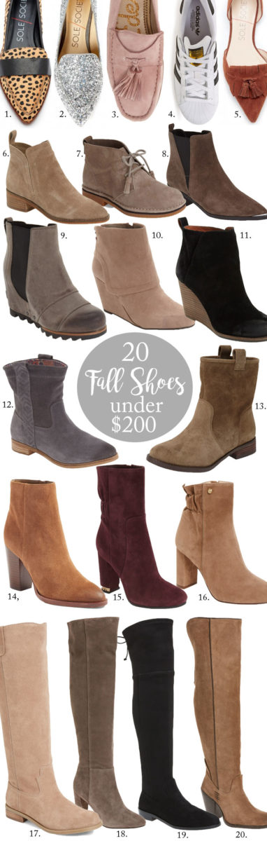 20 of my favorite, affordable boots for Fall 2016!