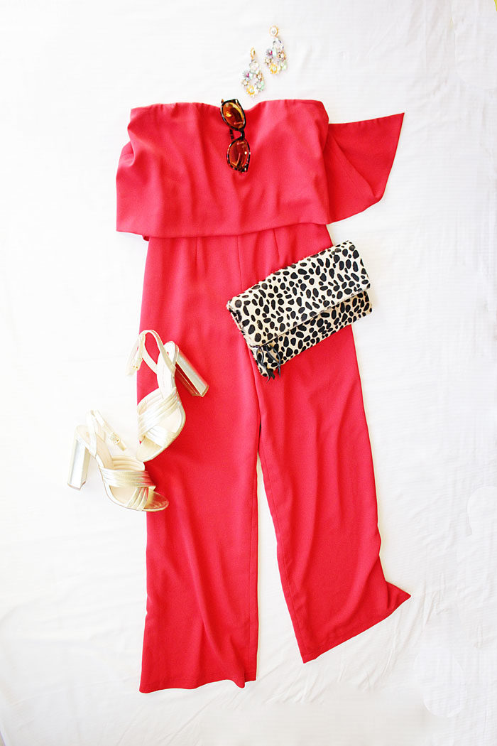 Red JumpSuit from Rent the Runway