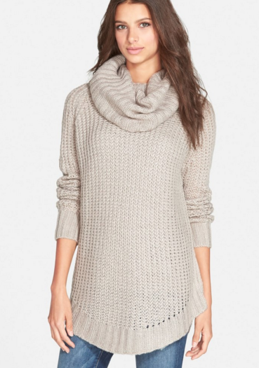 cowl neck sweater on sale