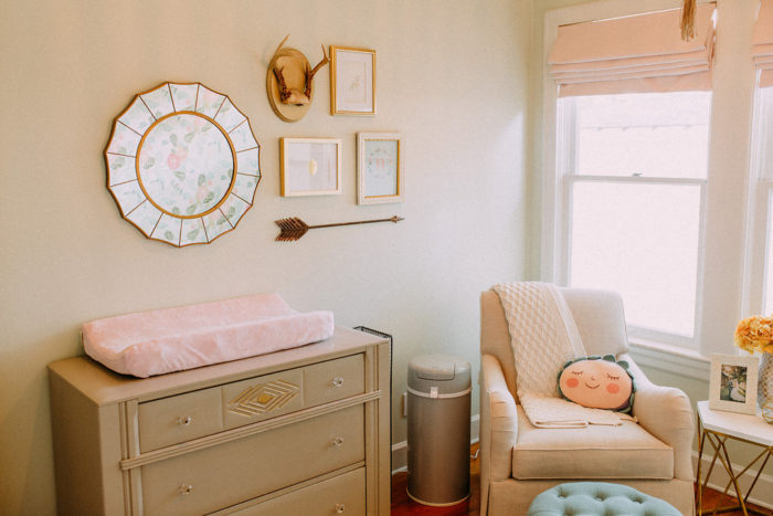 Gorgeous baby girl nursery inspiration gallery wall