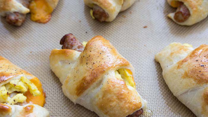 breakfast-sausage-roll-ups - Christmas Morning Brunch Ideas for Christmas Morning featured by popular Texas lifestyle blogger, Style Your Senses