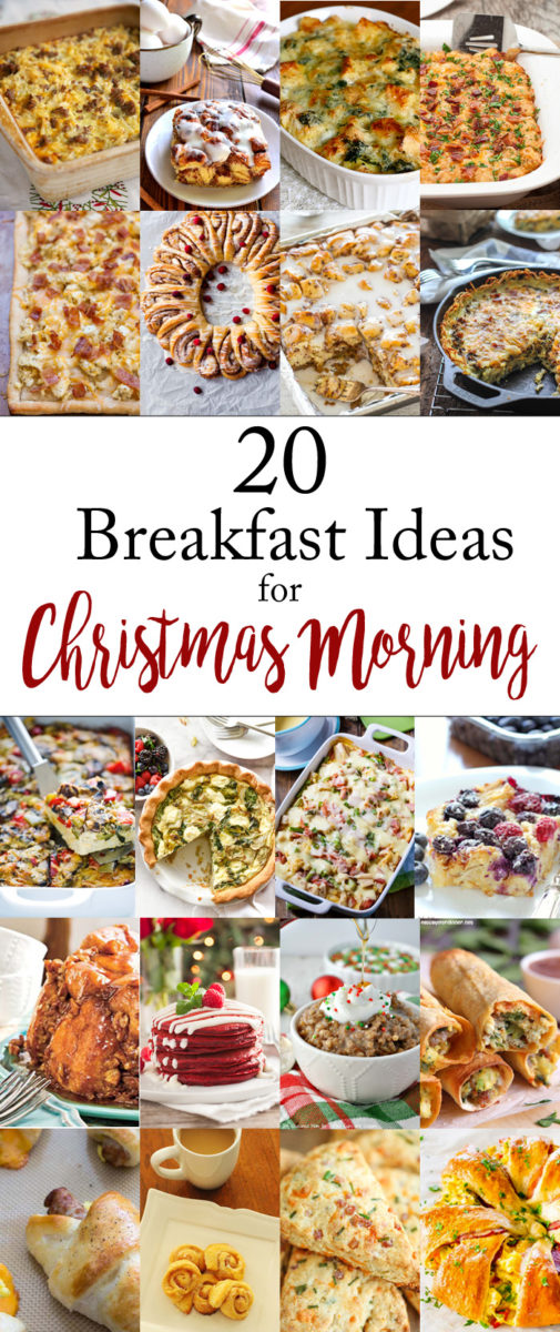 Christmas Morning Breakfast or Brunch Ideas for Christmas Morning
