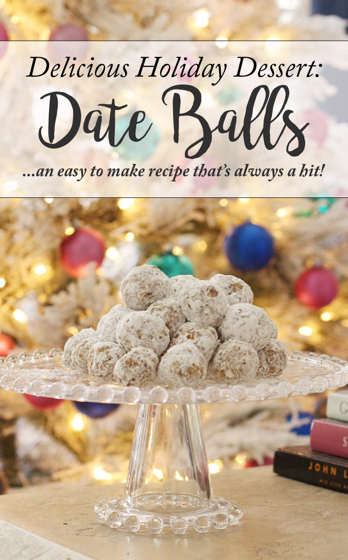 recipe for date balls which make an amazing christmas dessert