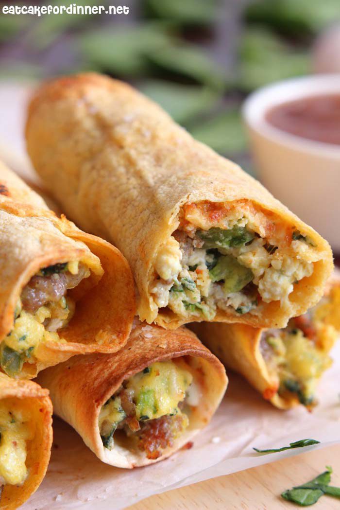 Sausage Breakfast Taquitos - Christmas Morning Brunch Ideas for Christmas Morning featured by popular Texas lifestyle blogger, Style Your Senses