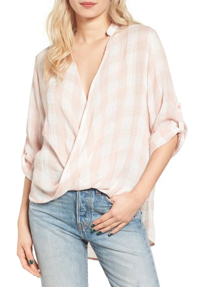 Such a cute top for Spring, especially paired with white denim.
