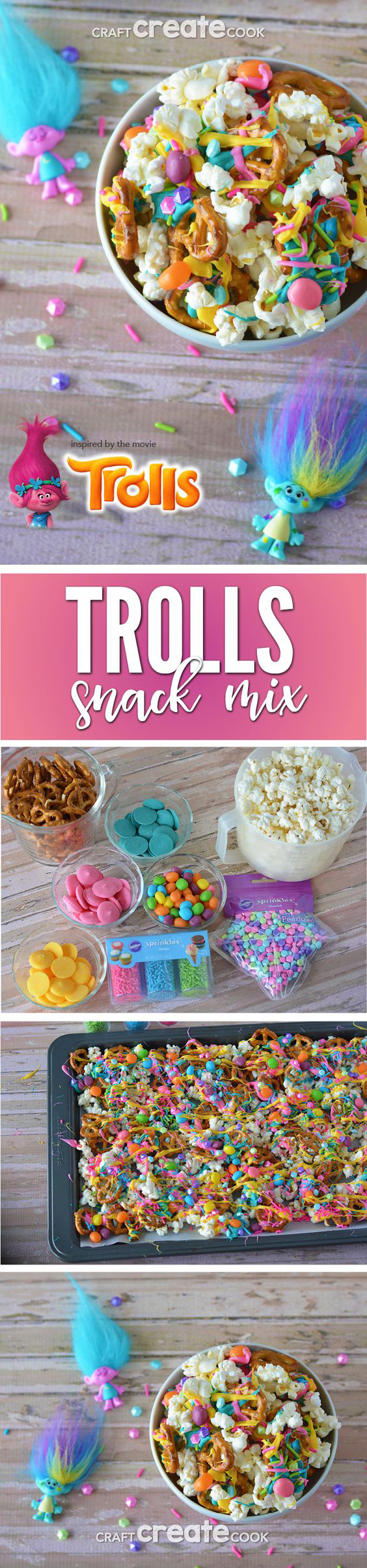 trolls snack mix