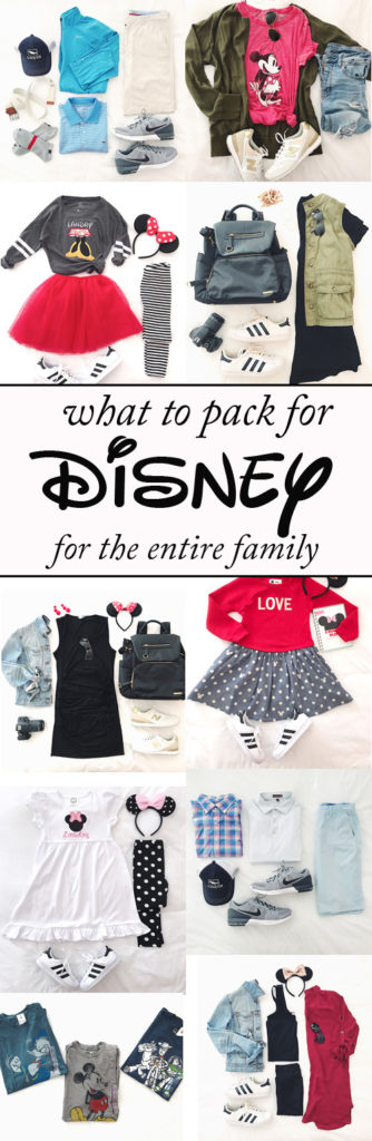 What to pack for Disney for the entire family