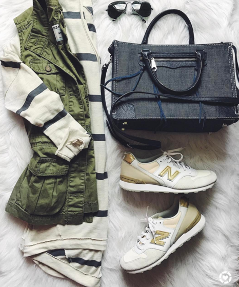 casual outfit flatlay