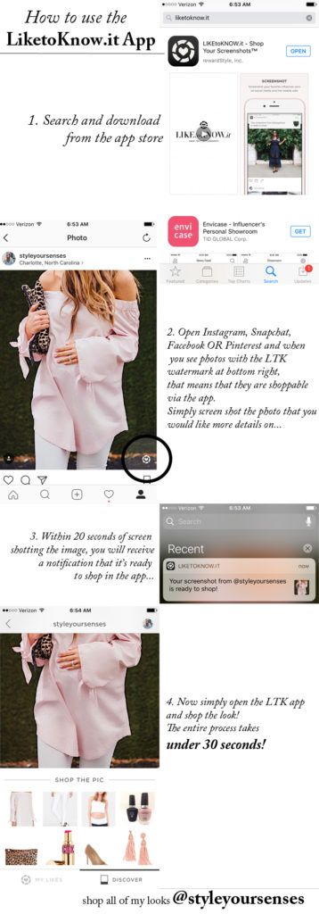 How to use the liketoknow.it app to make shopping social media super easy!