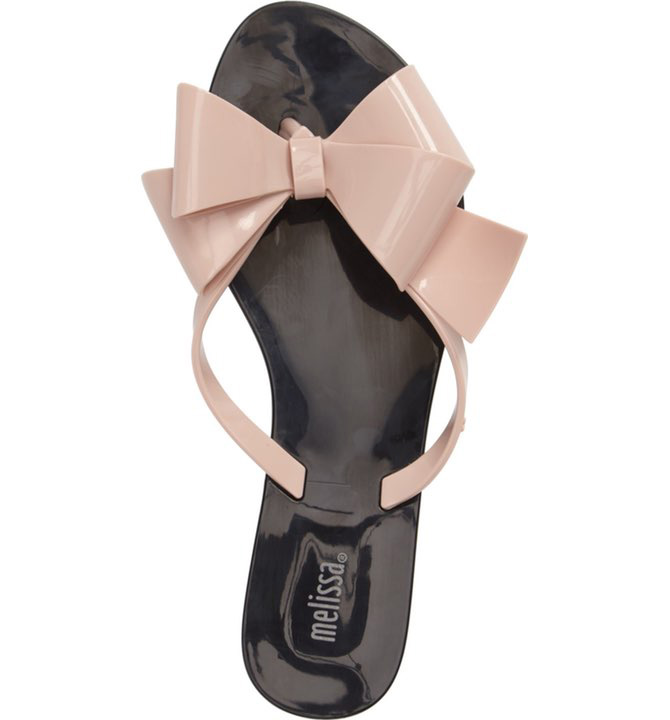 bow jellie sandals