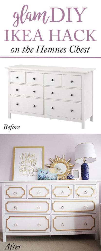 DIY Ikea Hack using O'verlays on the Hemnes 8 drawer chest featured by popular Texas lifestyle blogger, Style Your Senses