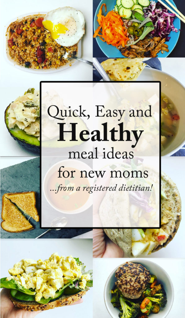 quick easy and healthy meal ideas GRAPHIC