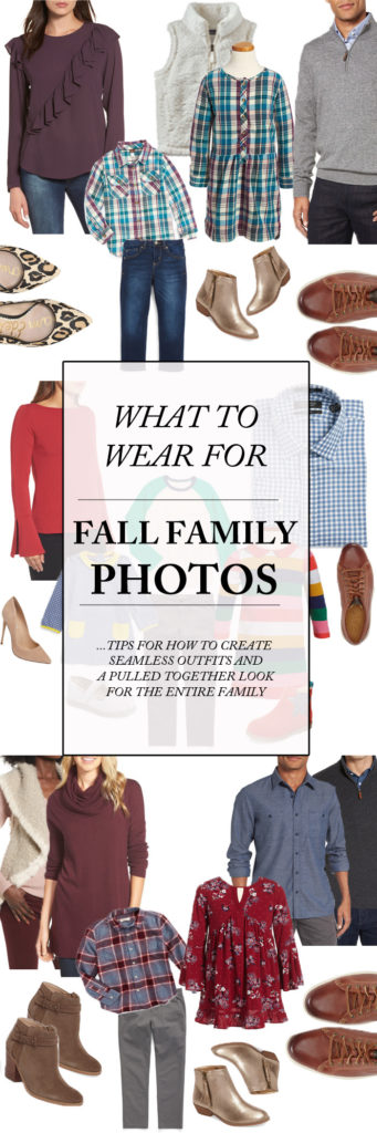 TIPS AND TRICKS ON WHAT TO WEAR FOR YOUR FALL FAMILY PHOTOS