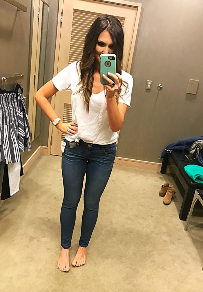 wit and wisdom absolution stretch skinny jeans fit review - 10 Top Purchases for April featured by popular Texas fashion blogger, Style Your Senses 