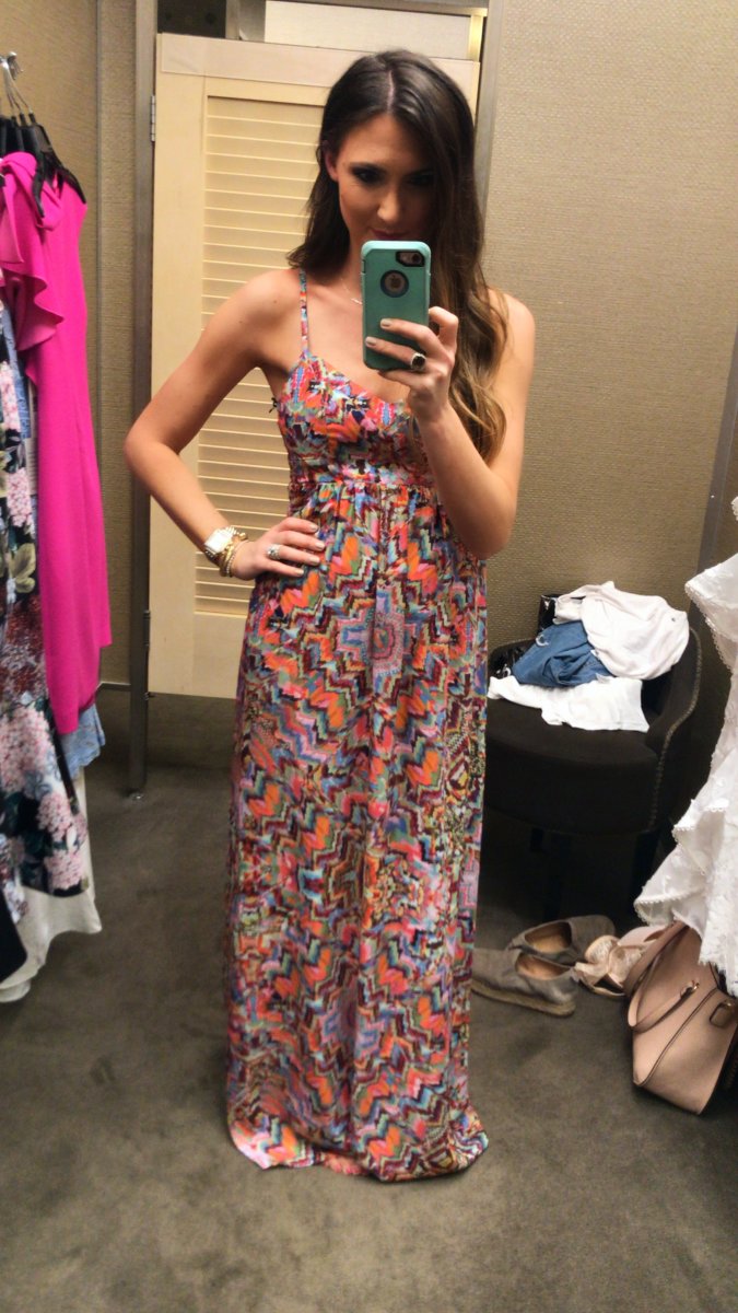 Gorgeous printed maxi dress for Spring