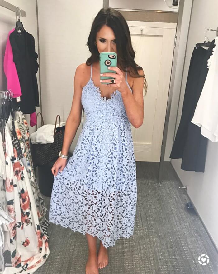 lace midi dress - 10 Top Purchases for April featured by popular Texas fashion blogger, Style Your Senses 