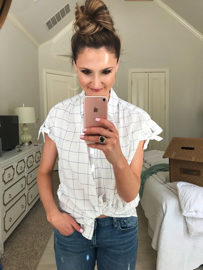 Casual Summer Tops for Moms styled by popular Texas fashion blogger, Style Your Senses