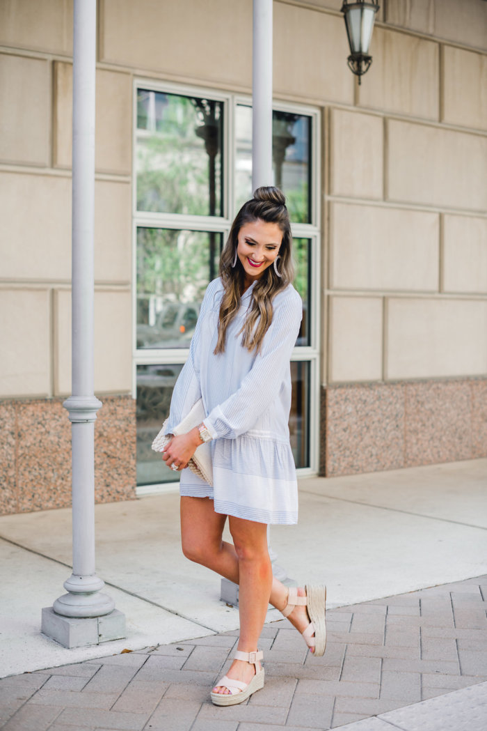 LOFT Dress styled two ways by popular Texas fashion blogger, Style Your Senses