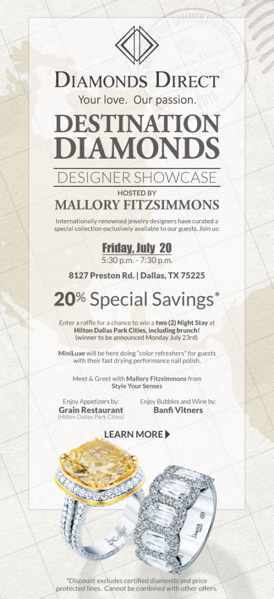 Diamonds Direct Summer Showcase - Summer Designer Showcase with Diamonds Direct featured by popular Texas fashion blogger, Style Your Senses