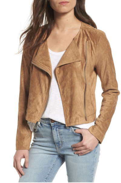suede bomber jacket for Fall
