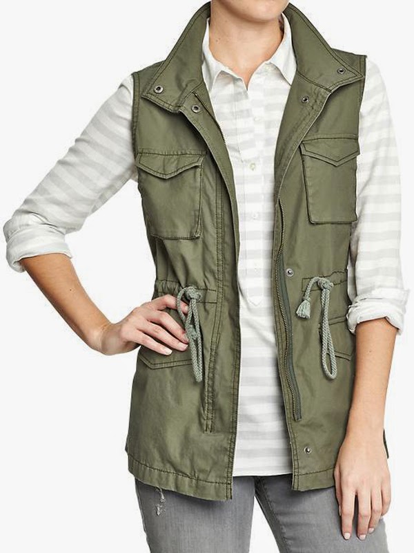 Need It Now: Army Green Canvas Vest | Style Your Senses