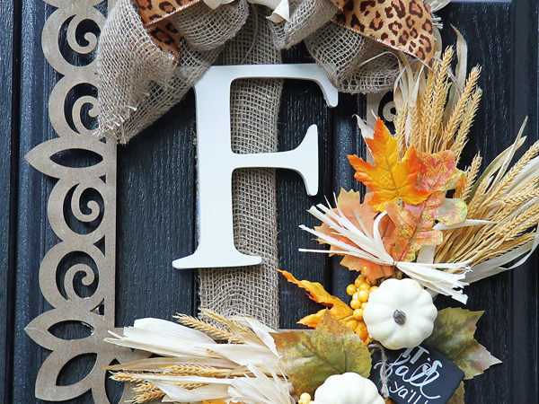 | Easy DIY Fall Wreath featured by popular Dallas lifestyle blogger, Style Your Senses