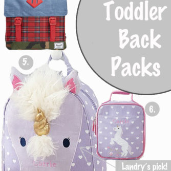 Toddler backpacks, back to school