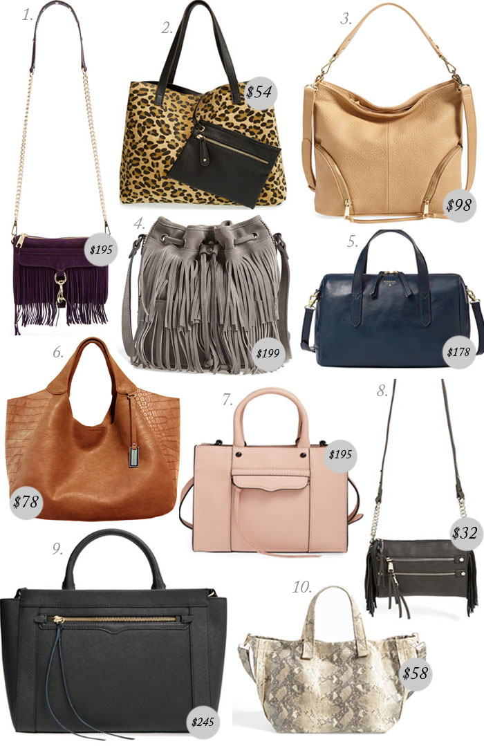 10 Handbags For Fall UNDER $250
