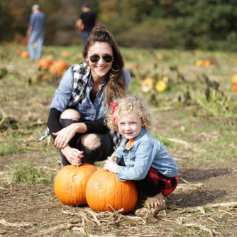 pumpkins, pumpkin patch, plaid vest, mommy and me, fall fun