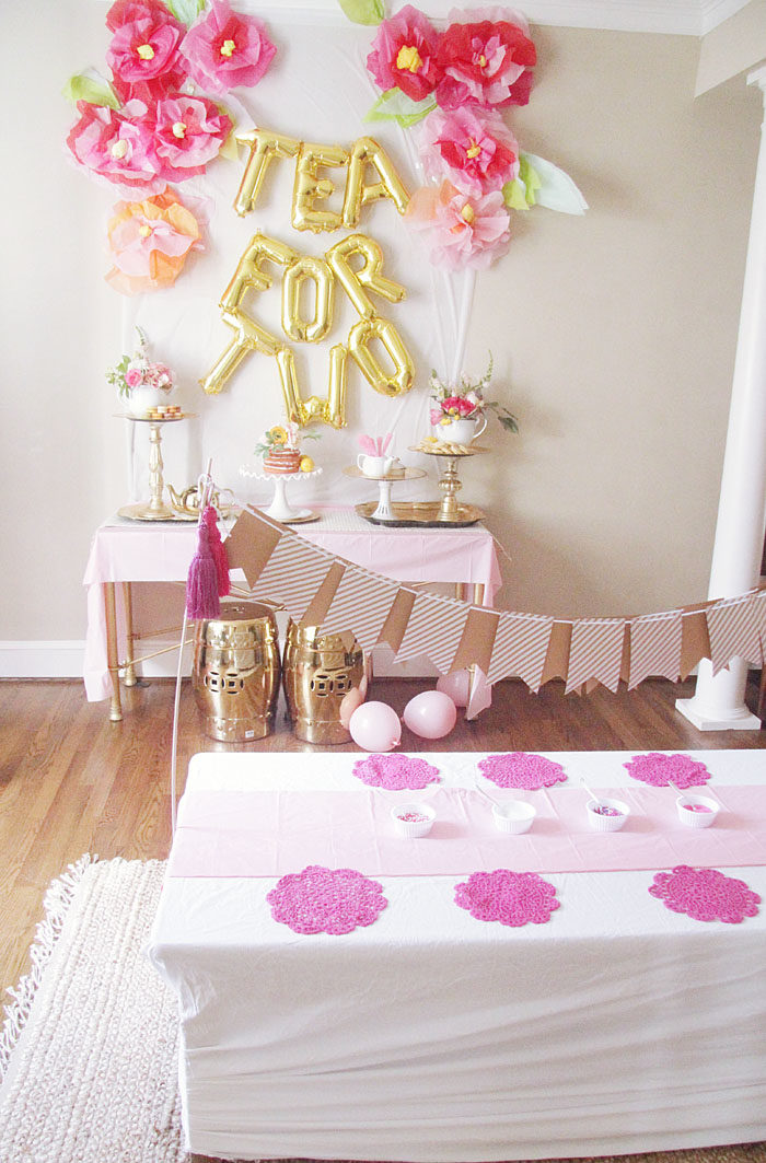 Tea for 2  Birthday Party Ideas  Home Style Your Senses