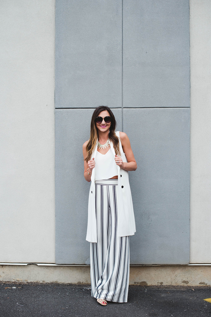 Trench Vest + Wide Leg Trousers | Style Your Senses