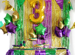 mardi gras party, kids party, birthday party, diy party