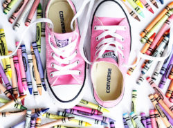Converse Chuck Taylor low top sneakers are perfect for back to school